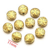 Stainless Steel Round Square Curved Spacer Positioning Beads Vacuum Gold Plated Diy Jewelry Accessories