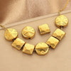Stainless Steel Round Square Curved Spacer Positioning Beads Vacuum Gold Plated Diy Jewelry Accessories