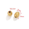 Stainless Steel Round Tube Beads Electroplated Diy Handmade Jewelry Accessories