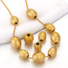Stainless Steel Round Tube Beads Electroplated Diy Handmade Jewelry Accessories