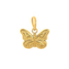 Stainless Steel Rugby Keychain With Rainbow Butterfly Ins Style Electroplating Process