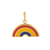 Stainless Steel Rugby Keychain With Rainbow Butterfly Ins Style Electroplating Process