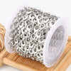 Stainless Steel Rugby Oval Chain Necklace Bracelet With Electrolytic Brightening