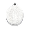 Stainless Steel Sandblasted Circular Ellipse Pendant Fashion Bracelet Necklace Accessories