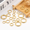 Stainless Steel Seamless Connection Ring Jewelry Accessories Electroplating Geometric Style For Diy