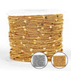 Stainless Steel Sequin Oshaped Electroplated Diy Handmade Jewelry Accessories Necklace Bracelet