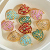 Stainless Steel Shell Pendant Electroplated Diy Jewelry Necklace Bracelet Accessories