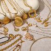 Stainless Steel Shell Starfish Ochain Necklace Electroplated For Women Natural Style