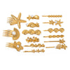 Stainless Steel Shellshaped Hairpin Electroplated Women's Headdress