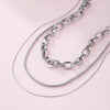 Stainless Steel Simple Style Classic Style Solid Color Necklace