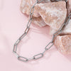 Stainless Steel Simple Style Classic Style Solid Color Necklace