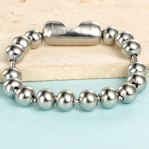 Stainless Steel Simple Style Geometric Plating Bracelets