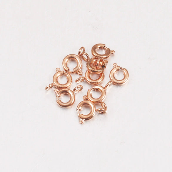 Stainless Steel Slingshot Buckle Jewelry Accessories Electroplated Glossy Geometric Diy Handmade Bracelet Necklace Connecting Buckle Spring Buckle