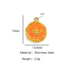 Stainless Steel Small Animal Bee Jewelry Accessories Dripping Oil Bracelet Necklace Earrings Pendant