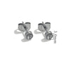 Stainless Steel Small Cute Hanging Earrings Diy Handmade Accessories Vacuum Electroplated