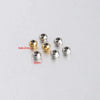 Stainless Steel Smooth Beads Electroplated Jewelry Accessories