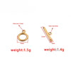 Stainless Steel Smooth Round Ot Buckle Handmade Diy Jewelry Accessories With Color Retaining And Electroplating Finish For Bracelet And Necklace Connection