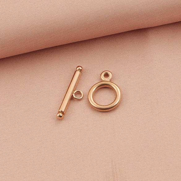 Stainless Steel Smooth Round Ot Buckle Handmade Diy Jewelry Accessories With Color Retaining And Electroplating Finish For Bracelet And Necklace Connection