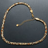 Stainless Steel Snake Bone Chain Women's Personality Animal Pattern Necklace With Electroplating