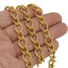 Stainless Steel Snake Chain Hip Hop Punk Jewelry Electroplated Diy Necklace Accessories