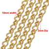 Stainless Steel Snake Chain Hip Hop Punk Jewelry Electroplated Diy Necklace Accessories