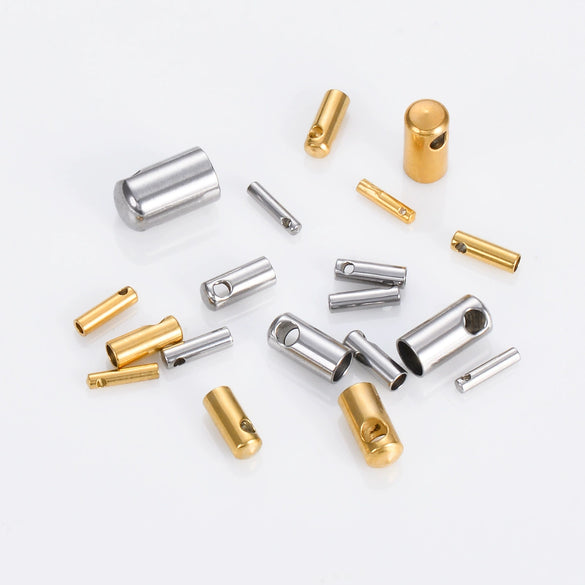 Stainless Steel Snake Head Leather Rope Chain Buckle Electroplated Jewelry Accessories
