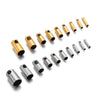 Stainless Steel Snake Head Leather Rope Chain Buckle Electroplated Jewelry Accessories