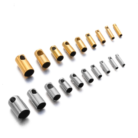 Stainless Steel Snake Head Leather Rope Chain Buckle Electroplated Jewelry Accessories