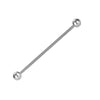 Stainless Steel Snakeshaped Barbell Earrings With Animal Zodiac Style And Electroplating Treatment