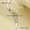 Stainless Steel Snakeshaped Chain 18K Gold Electroplated Women's Fashion Clavicle Necklace