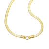 Stainless Steel Snakeshaped Chain 18K Gold Electroplated Women's Fashion Clavicle Necklace