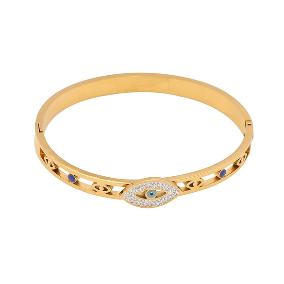 Stainless Steel Snakeshaped Electroplated Jewelry Bracelet With Personality And Animal Style