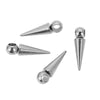 Stainless Steel Spherical Cone Pendant Electroplated Smooth Fine Chain Accessories For Bracelet And Necklace