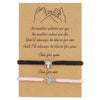 Stainless Steel Spider Animal Zodiac Braided Friendship Couple Bracelet Polish Fashion Style