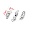 Stainless Steel Spiral Diy Handmade Bracelet Necklace Connecting Buckle Accessories With Electroplating And Round Shape