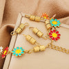Stainless Steel Spiral Diy Handmade Bracelet Necklace Connecting Buckle Accessories With Electroplating And Round Shape