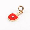 Stainless Steel Sports Barbell Pendant Furnace Vacuum Electroplated 18K Gold Colorpreserving Unisex