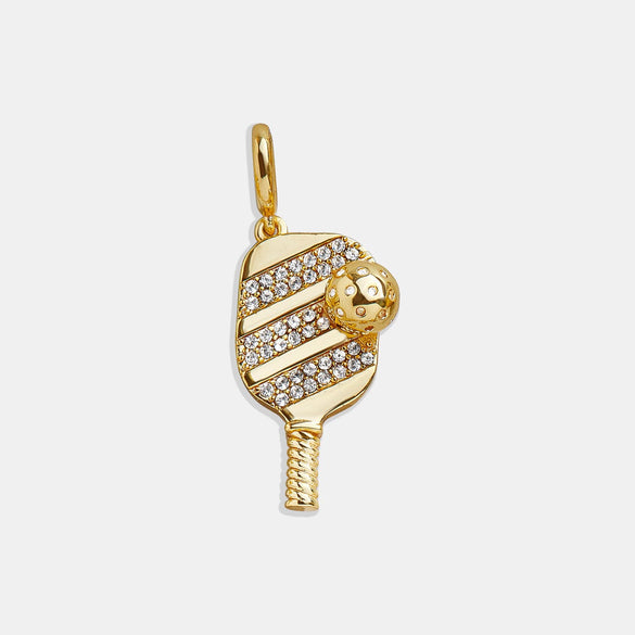 Stainless Steel Sports Barbell Pendant Furnace Vacuum Electroplated 18K Gold Colorpreserving Unisex
