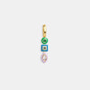 Stainless Steel Sports Series Tennis Volleyball Hockey Pendant Furnace Vacuum Plated 18K Gold Color