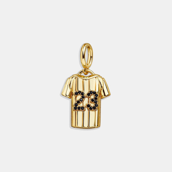 Stainless Steel Sports Series Tennis Volleyball Hockey Pendant Furnace Vacuum Plated 18K Gold Color