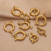 Stainless Steel Spring Buckle Jewelry Accessories Diy Necklace Bracelet 18K Gold Plated Connection Buckle Pendant Buckle