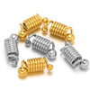 Stainless Steel Spring Pendant Electroplated Jewelry Accessories For Necklace And Bracelet