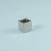 Stainless Steel Square Beaded Loose Beads With Corrosion Pattern And Polished Electroplated Bracelet Necklace Accessories