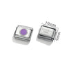 Stainless Steel Square Dot Enamel Elastic Diy Bracelet With Electroplating Fashion Geometric Style