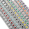 Stainless Steel Square Dot Enamel Elastic Diy Bracelet With Electroplating Fashion Geometric Style