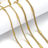 Stainless Steel Square Hiphop Style Totem Pattern Electroplated Diy Jewelry Chain Making Supplies For Necklace And Bracelet