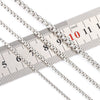 Stainless Steel Square Pearl Box Chain Electroplated Jewelry Chain For Necklace And Bracelet