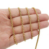 Stainless Steel Square Pearl Chain Electroplated Men's Jewelry Necklace Accessories