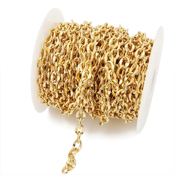 Stainless Steel Squashed Lips Hip Hop Men's Necklace Electroplated