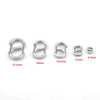 Stainless Steel Sshaped And 8Shaped Buckle Accessories With Electroplating Treatment
